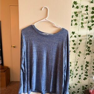 GAP Blue Long Sleeve Blouse